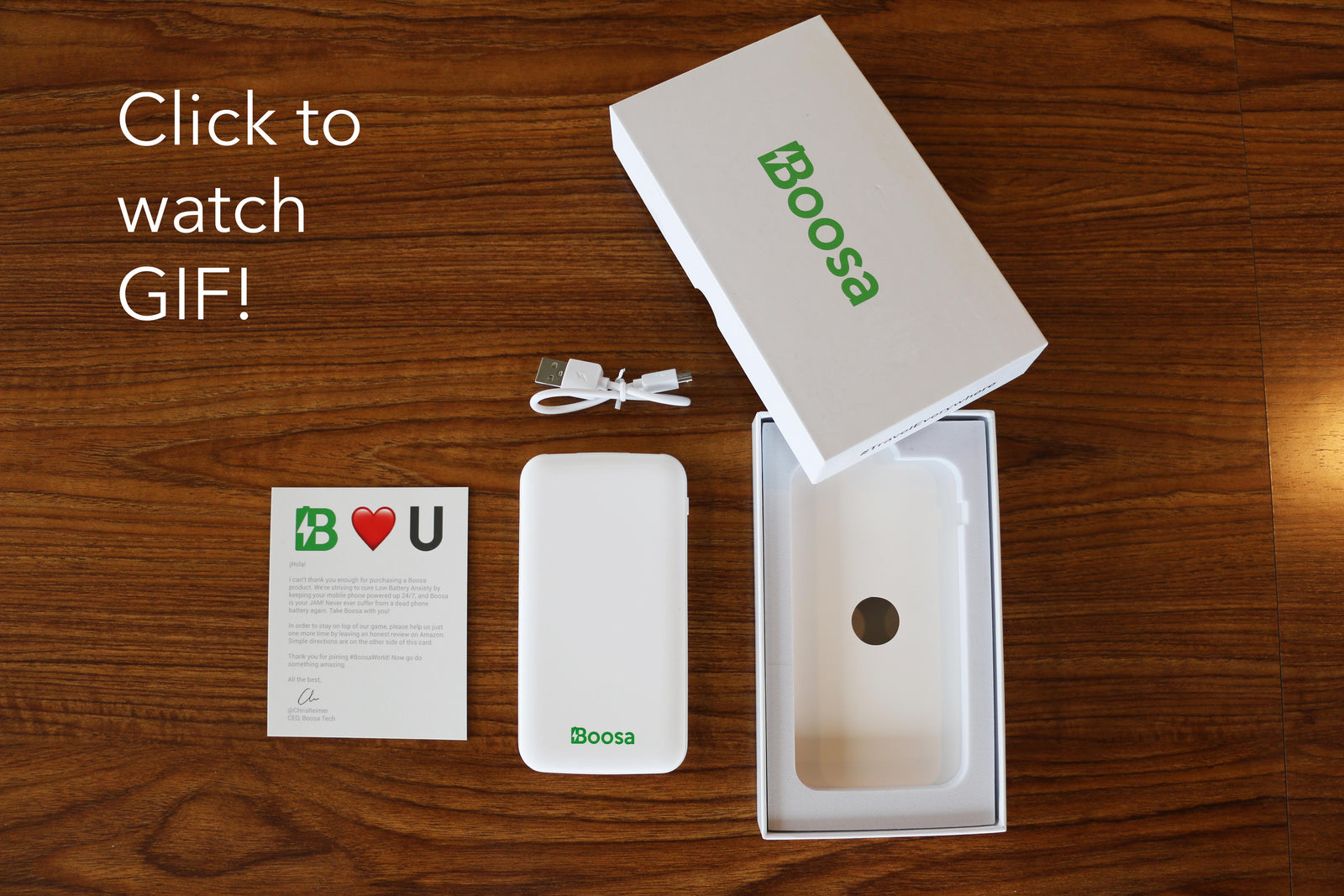 What Comes in the Box? A Boosa Unboxing GIF