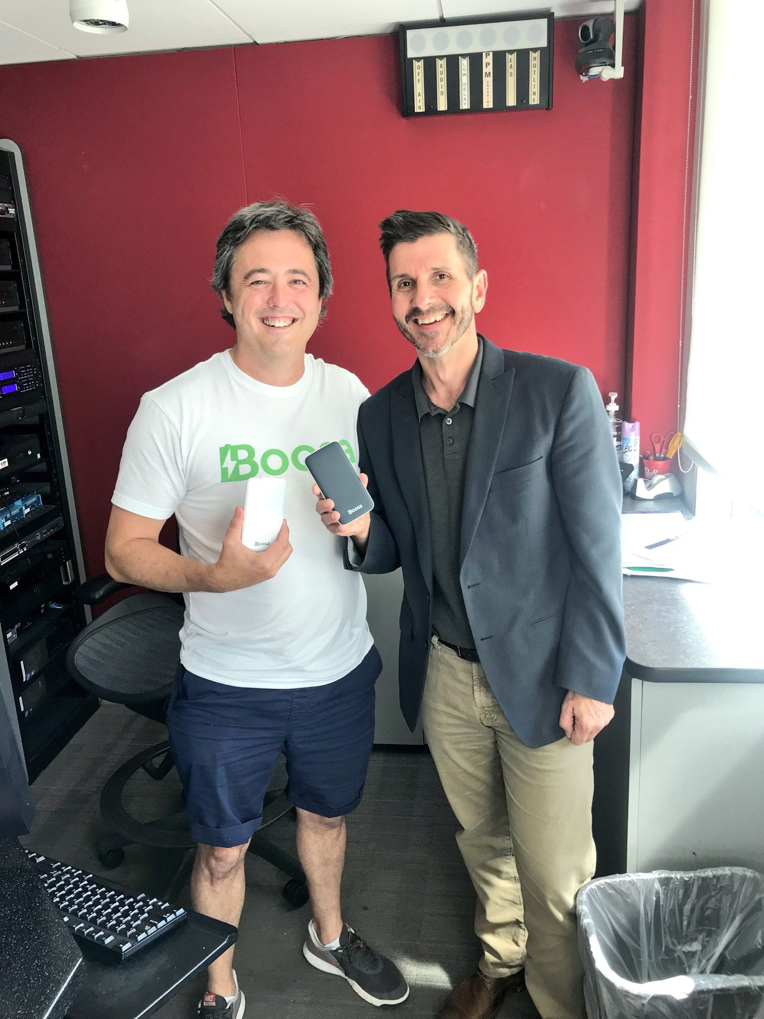 Boosa CPO Chris Reimer Visits With Mark Reardon of KMOX 1120 AM Radio
