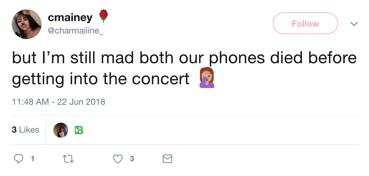 Why You Should Take a Boosa Power Bank to the Concert, Vol. 8