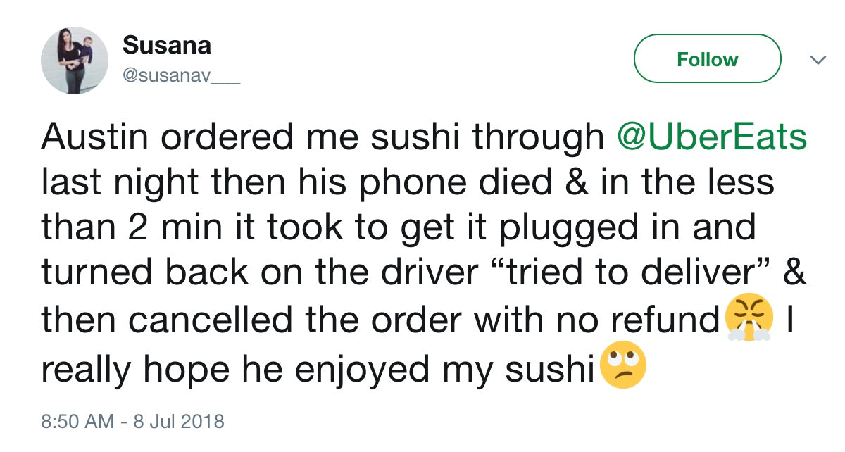Why a Dead Phone Has Your UberEats Driver Eating Your Sushi, Vol. 23